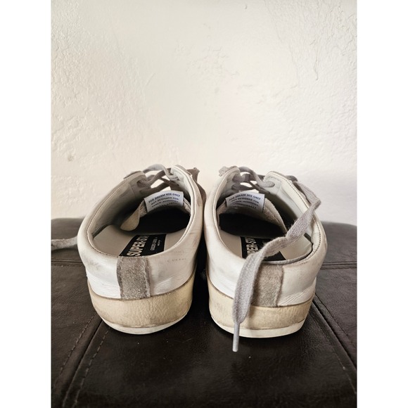 GOLDEN GOOSE Super-Star Sabot Leather White StreetwearMule Sneaker sz 37 US 6.5 - Picture 4 of 9